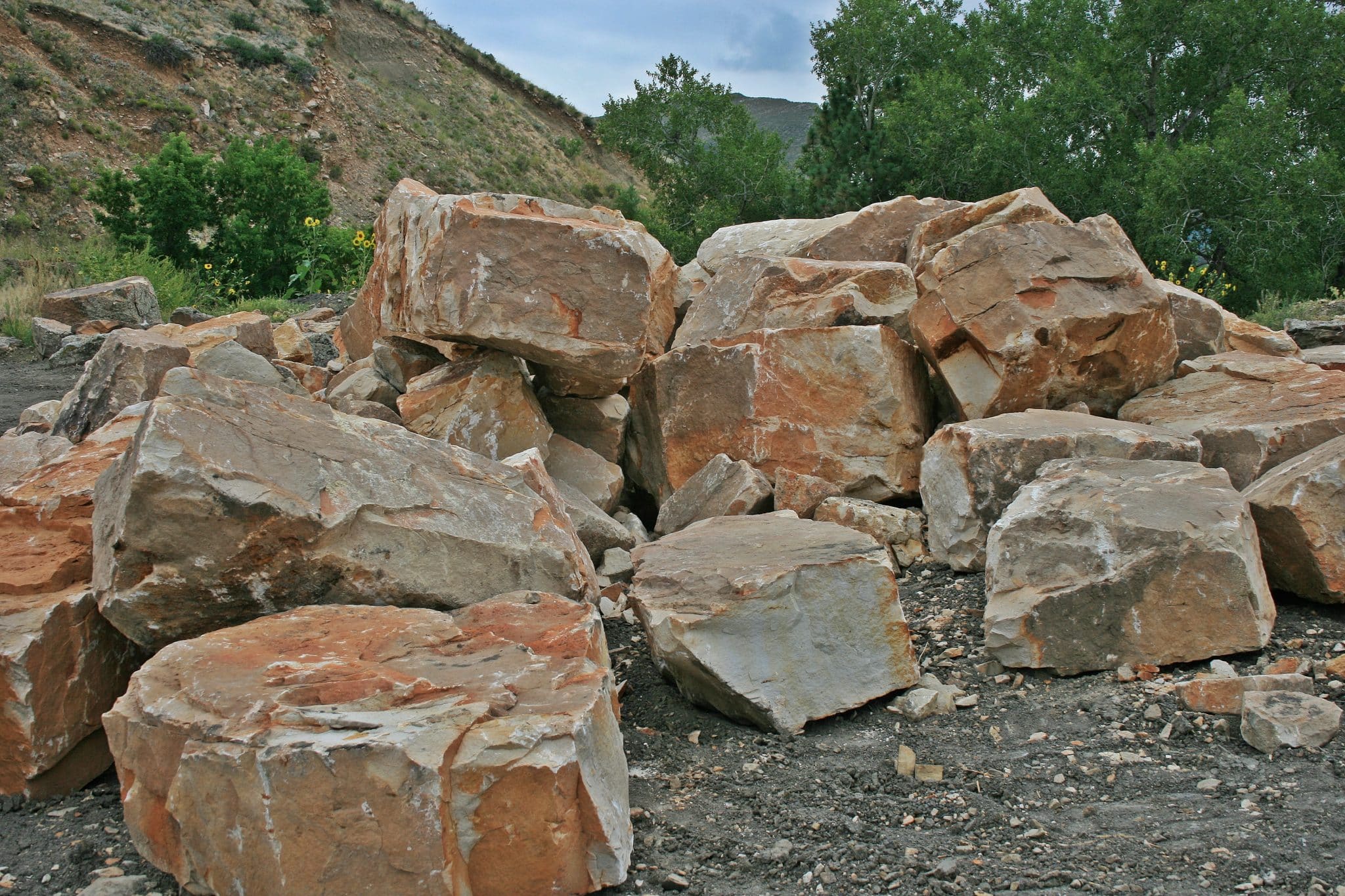 desert blend boulders - Aspen Boulders - Rock Garden