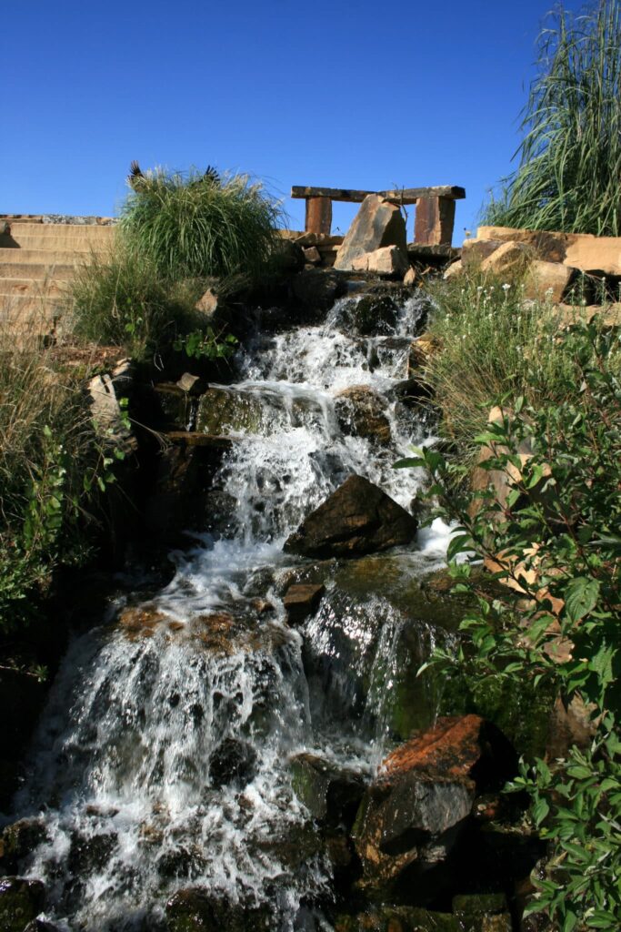 blooming waterfall