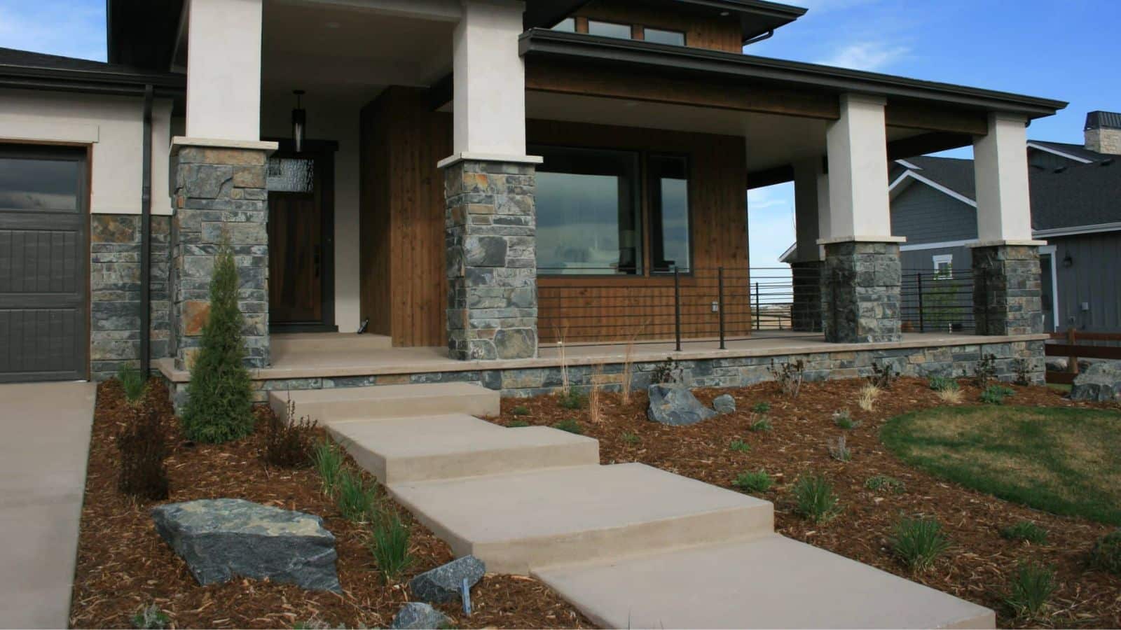 natural stone steps