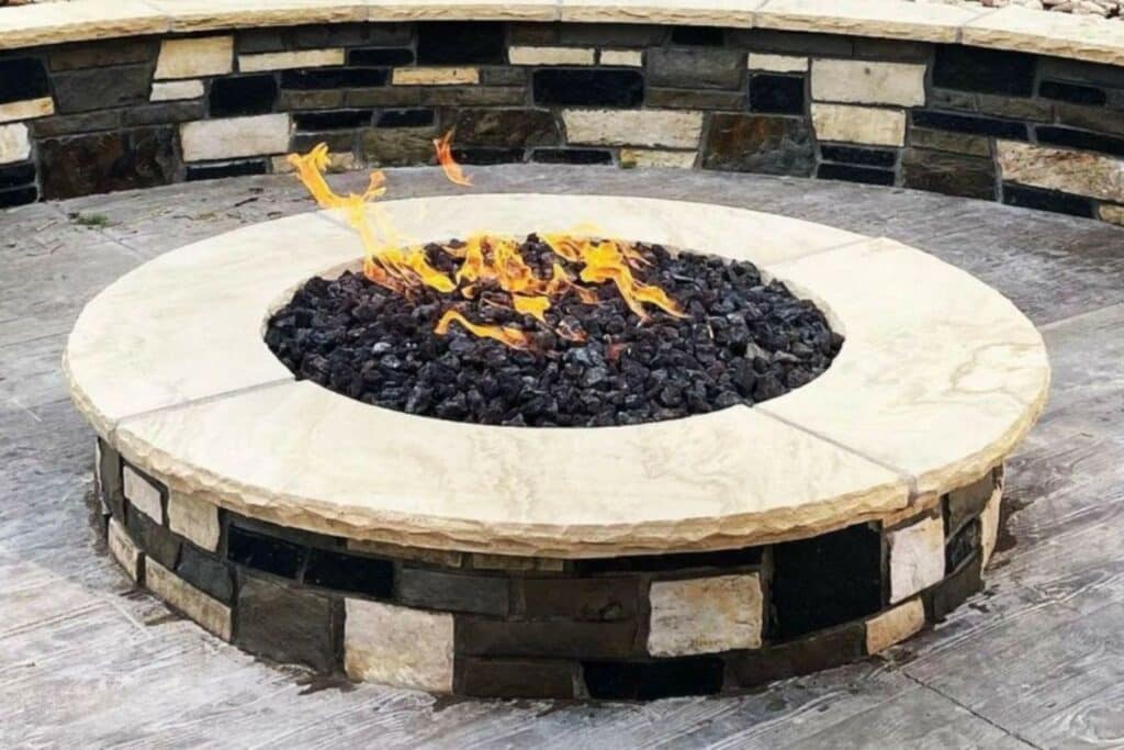 firepits | Commercial Stone Landscaping Ideas | The Rock Garden